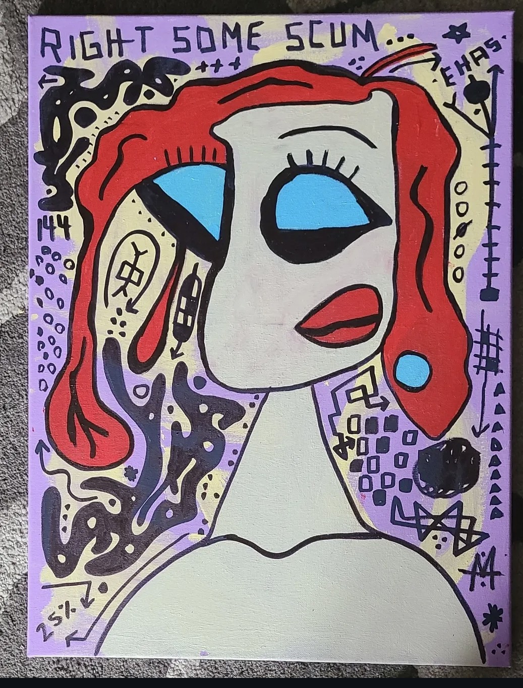 Painting by Matthew Hatt